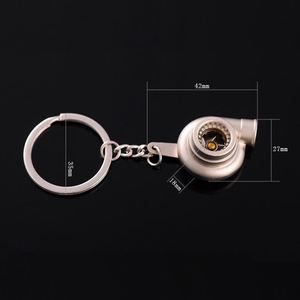 Llavero Metálico Creativo con Forma de Secador de Pelo y Turbo para Coche, Regalo Novedoso - Product Image 5