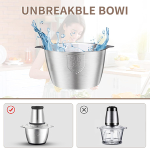 Hot Sell Cheap Factory Price Kitchen <b>Food</b> Meat Mincer Chopper Best Home Mini Stainless Steel 2l 3l <b>Electric</b> Meat - Product Image 4
