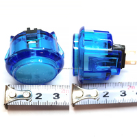 Boutons de remplacement Sanwa OBSC 30MM 24MM en plastique transparent pour bornes d'arcade et distributeurs automatiques, joysticks et boîtiers de console