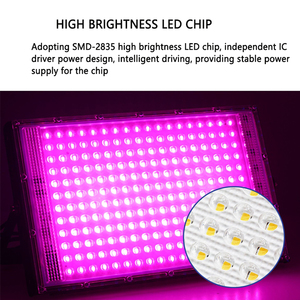 Lâmpada <span class=keywords><strong>LED</strong></span> de crescimento de plantas de espectro completo para cultivo de mudas, flores e suplementos de plantas, luz de cultivo - Product Image 5