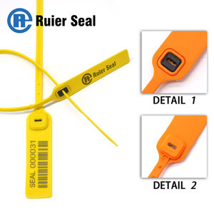 Sceau de sécurité en plastique pour conteneurs, boîte de sécurité pour extincteur, boîte de sécurité pour camion, <span class=keywords><strong>remorque</strong></span>, boîte de sécurité pour conteneurs, REP102, jetable, inviolable, numéroté - Product Image 3