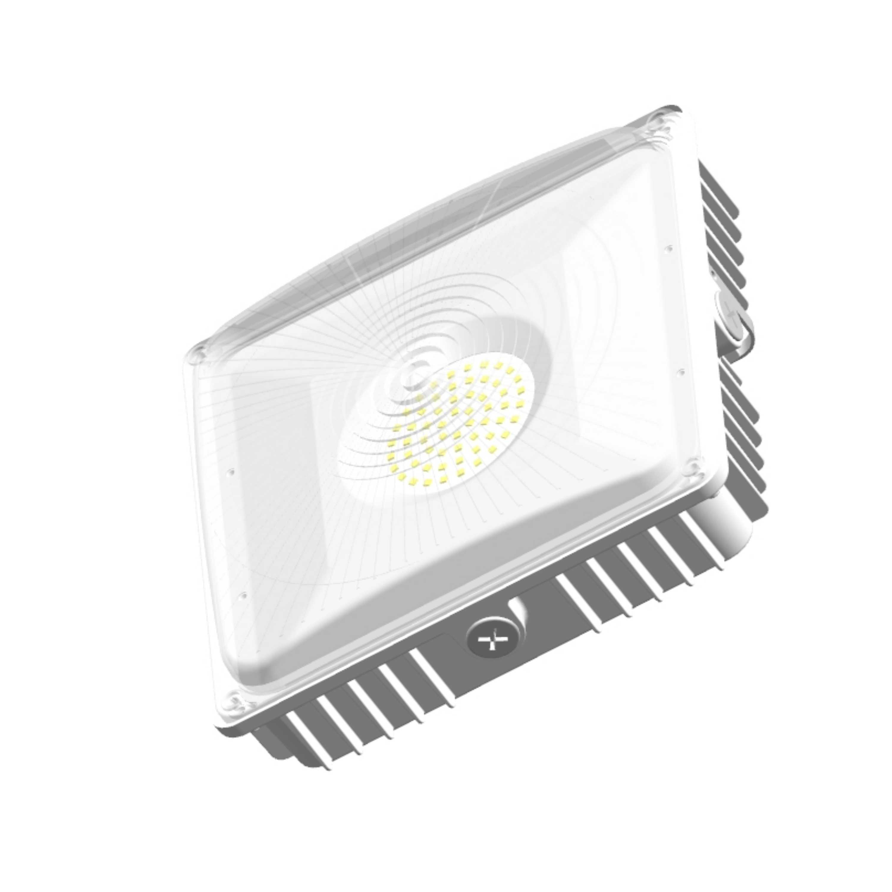 Factory Direct Sales Aluminum Housing Led Ceiling Light High Quality Aluminum Canopy Light Explosion-proof Gas Station Light
