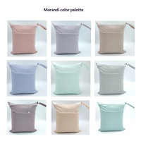 Sac de rangement pour couches et vêtements Morandi Colorway TSOOCOSY à double fermeture éclair, en polyester lavable, fabriqué en Chine