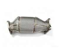 CGW Prix usine Downpipe catalyseur en acier inoxydable avec isolation thermique pour Audi A4 A5 B9 2.0T