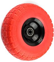 Roues en mousse PU colorées 10x3.50-4, les plus populaires aux États-Unis, compatibles FBA, grande capacité de charge, pour chariot à roulettes