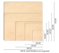 1.5mm découpe Laser contreplaqué tilleul/peuplier/bouleau feuilles de contreplaqué Puzzle en bois E1 bouleau contreplaqué