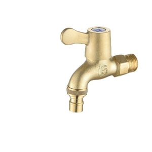 Grifo de lavabo de latón de doble manija de 5.0-6.9 pulgadas, montado en cubierta, estilo de lujo con doble salida para uso en fregadero - Product Image 3