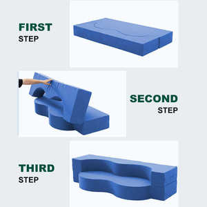 Sofá Cama Convertible de Dos Plazas DIAS Moderno y Elegante, Sofá Modular de Espuma de Alta Resiliencia con Respaldo Ecológico - Product Image 3