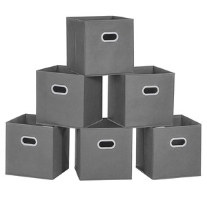 Bộ 6 Hộp Đựng Không Dệt Có Thể Gấp Lại Được, Hộp Đựng Đồ Trang Trí Nhà Cửa Dành Cho Gia Đình - Product Image 1