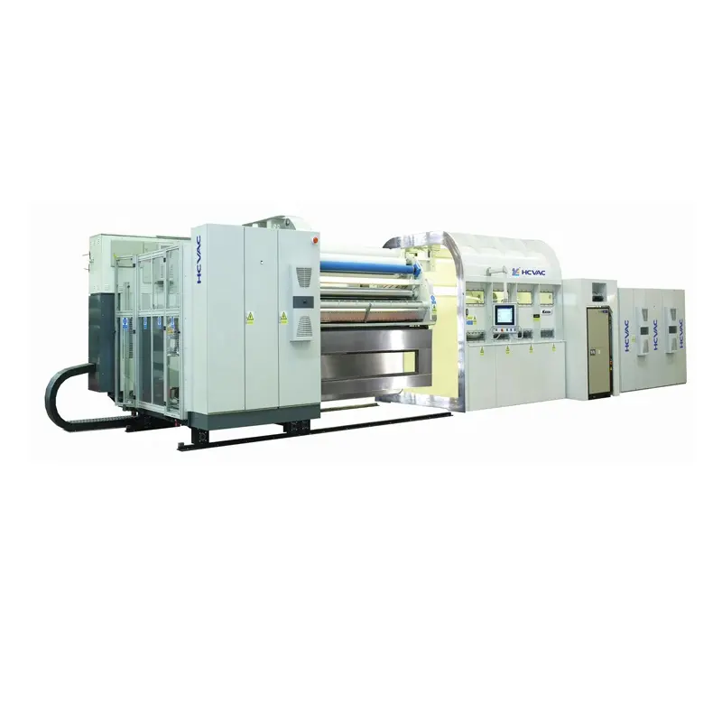 PECVD roll to roll SiOx barrier film plasma sputtering coater for electromagnetic shielding film