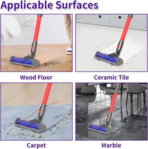 Cabezal de Repuesto de Liberación Rápida con Accionamiento Directo al Vacío para <span class=keywords><strong>Dyson</strong></span> V7-SV10-SV14, Cepillo Eléctrico para Pisos de Madera y Alfombras - Product Image 5