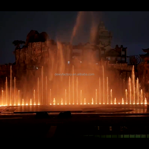 Cao cấp ngoài trời âm nhạc đài phun nước DMX512 kiểm soát thép không gỉ RGB LED ánh sáng nhảy múa nước tính năng cho trung tâm thương mại - Product Image 6