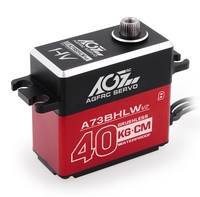 AGFRC A73BHLW V2 40KG Moteur BLS à couple élevé Engrenage en acier IP67 Servo numérique standard étanche pour voiture/camion 1/10 RC