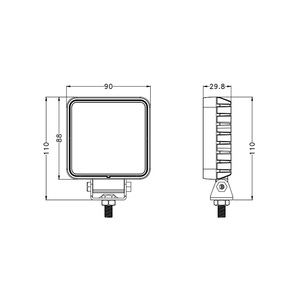 Dẫn ánh sáng làm việc 12V 24V lũ IP68 6000K temperture dẫn lái xe ánh sáng cho lâm nghiệp/constuction/Cần cẩu/khai thác mỏ thay thế/sửa chữa - Product Image 6