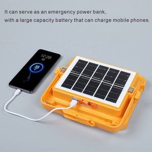 Ip65 Cắm Trại Ngoài Trời Có Thể Sạc Lại LED Xách Tay Đèn Pha 100w150w200w Năng Lượng Mặt Trời Có Thể Sạc Lại Khẩn Cấp Năng Lượng Mặt Trời Cắm Trại Ánh Sáng - Product Image 5