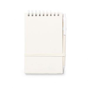 New Arrival Eco-Promotional Recycled Milk Carton Hard Cover Made Cardboard Aluminum Fabric-Spiral Notepads <b>Sticky</b> <b>Notes</b> Eco-Pen - Product Image 5