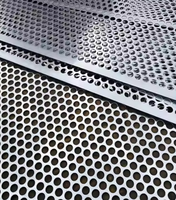 Vente chaude : Tôle perforée hexagonale, panneau perforé en acier inoxydable et aluminium à micro-trous pour filtration industrielle