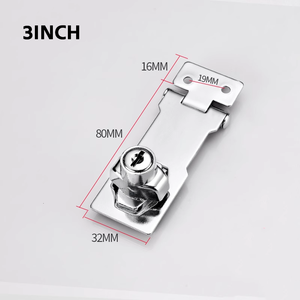 Cerradura de hebilla de aleación de zinc, llave de desbloqueo, archivador, armario, escritorio, cerradura de cajón - Product Image 5
