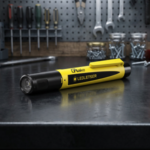 Ttake ATEX Certified Pocket LED <b>Torch</b> Work Flashlight Bright Green <b>Waterproof</b> Industrial Camping Use Aluminum Alloy ABS AA ROHS - Product Image 2
