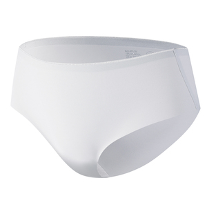 Slip Donna a Vita Media Senza Cuciture, Copertura Totale, Traspirante, Asciugatura Rapida, in <span class=keywords><strong>Seta</strong></span> Ghiaccio, Tinta Unita, Intimo Femminile - Product Image 6