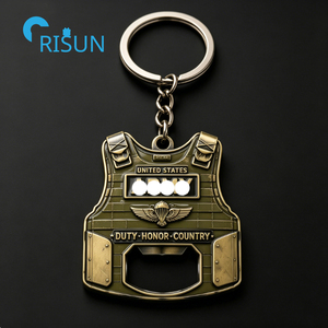 พวงกุญแจเปิดขวดรูป<span class=keywords><strong>เส</strong></span>ื้อเกราะกันกระสุนลาย<span class=keywords><strong>เส</strong></span>้นสีน้ำเงินบางๆ สำหรับทหารสุนัข K9 ทหารอากาศสหรัฐฯ ทหารเรือสหรัฐฯ ทหารนาวิกโยธินสหรัฐฯ ผู้รบรุ่นเก่า - Product Image 5