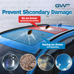 Xe Cửa sổ trời đầy sao bầu trời phim toàn cảnh cửa sổ trời phim cho xe 7.5mil bầu trời màu xanh Xe Cửa sổ trời bảo vệ Bọc phim - Product Image 4