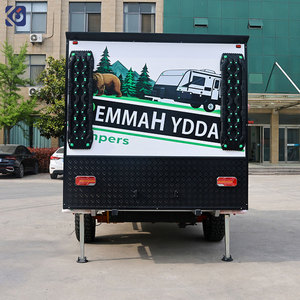 CAMPTRL Caravane mobile tout-<span class=keywords><strong>terrain</strong></span> avec une chambre, capacité <span class=keywords><strong>de</strong></span> charge <span class=keywords><strong>de</strong></span> 3000 kg, pour utilisation avec camion, <span class=keywords><strong>camping</strong></span> en plein air, en promotion - Product Image 6