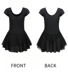 Robe de ballet rose pour tout-petits, justaucorps de <span class=keywords><strong>danse</strong></span> avec jupe, tenue de gymnastique de ballerine, costume classique pour la pratique et les spectacles pour filles - Product Image 6
