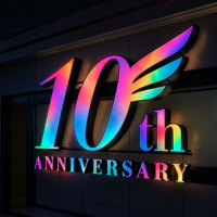 Éclairage RGB extérieur, lettres 3D en acrylique avec éclairage frontal, enseignes LED personnalisées illuminées pour les événements de divertissement et les spectacles en direct