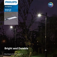 Lampadaire LED Philips BRP121 G2, éclairage routier LED extérieur étanche IP65, 30W/50W/70W/80W/100W, lampadaire Philips