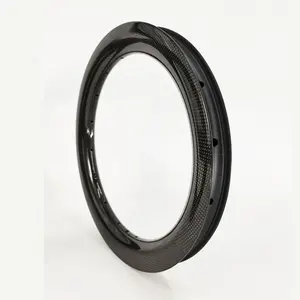 SR35HC3016インチカーボンキッズバイクホイールリムフックレスインナー24mm幅バーディフォールディングバイク16h 3K 12K 305mmカーボンクリンチャーリム