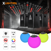 Kinetische RGBW LED-Hebebälle mit DMX512-Windensystem für TV-Shows, Studios, Kirchen und Bühnen