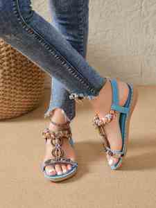 Women Minimalist Open Toe <b>Flat</b> <b>Sandals</b> 2026 Autumn Winter Bohemian Style Low Cut Lightweight Daily Beach Footwear - Product Image 1