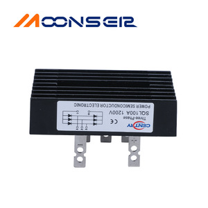 Moonseir ตัวเรียงกระแสแบบบริดจ์เฟสเดียว100A SQL100A ไฟฟ้า1200V ชิ้นส่วนอิเล็กทรอนิกส์เซมิคอนดักเตอร์ - Product Image 3