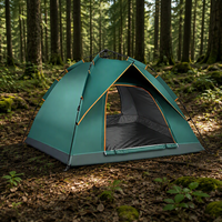 Tente de camping instantanée pour 2 à 4 personnes, 2000-3000 mm, imperméable, avec moustiquaire, pour la randonnée en famille |   Toutes saisons