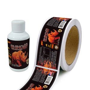 Autocollants écologiques imperméables en papier kraft pour boîtes cadeaux de Noël, étiquettes autocollantes pour boisson <span class=keywords><strong>Rhino</strong></span> 69 (vente en gros) - Product Image 2