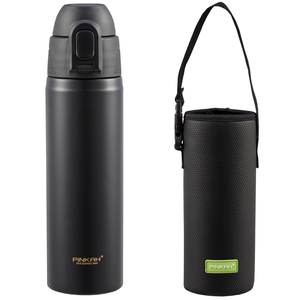 PINKAH - Termo Personalizado de Acero Inoxidable de Doble Pared, 500 ml (17 oz), con Pajita, Botella de Agua, Taza, con Bolsa para Viajes al Aire Libre - Product Image 2