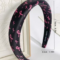 Nouveau Bandeau Élastique Fait Main Style Doux pour la Sensibilisation à la Santé Mammaire des Femmes, Vente Chaude, Idéal pour les Campagnes et Événements Promotionnels