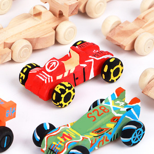 Hot Bán Thân Thiện Với Môi Gỗ Thông Nhỏ Xe Thể Thao Tự Làm Khắc Thủ Công Cho Trang Trí Nội Thất Và Nghệ Thuật Sưu Tập - Product Image 4