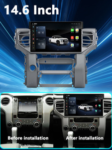 Écran de <span class=keywords><strong>radio</strong></span> de voiture Android 14,6 pouces pour Toyota Tundra Sequoia 2014 - 2019, mise à niveau de l'écran de l'autoradio, navigation GPS automatique, CarPlay - Product Image 4