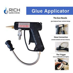 互換性のある手動スパイラルグルーガン（ゴムホース付き）ホットメルトグルーガンマシン - Product Image 1
