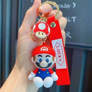 Porte-clés créatif en PVC 3D mignon, pendentif pour sac d'école, porte-clés de jeu, porte-clés - Product Image 6