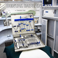 Kit de chirurgie orale orthodontique en acier inoxydable de haute qualité, 33 pièces, ensemble d'instruments dentaires manuels avancés pour implants, MOL CE