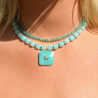 LS-B10131 Collier tendance avec pendentif en forme de coquillage, étoile de mer et crabe doré, perles et pierres, délicat, avec nœud en zircon, bijoux pour femmes