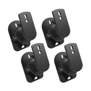 Nhà Cung Cấp Trung Quốc Tùy Chỉnh Chuyên Nghiệp Sơn Màu Đen Tấm Kim Loại Dập Phổ Wall Mount Speaker Bracket