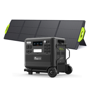 Station d'alimentation portable Fossibot F2400 2048Wh avec <span class=keywords><strong>batterie</strong></span> LifePo4 AC 220v-240v/20A, générateur solaire pour une utilisation fiable et stable de l'énergie - Product Image 1