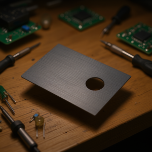 Plaque isolante en mica 2,5x2cm pour transistors électroniques - Product Image 3