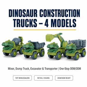 Camión Mezclador de Cemento de Juguete con Forma de Dinosaurio, Vehículo de Construcción con Tambor Mezclador de Rueda Libre para Niños de 3 Años en Adelante, Regalo - Product Image 2