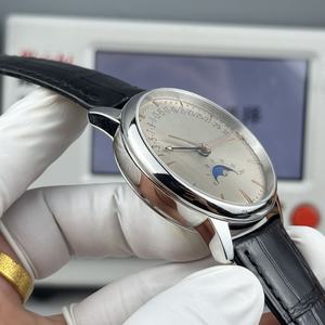 Reloj Mecánico de Alta Calidad de Acero Inoxidable, Serie <span class=keywords><strong>Calendario</strong></span> <span class=keywords><strong>Lunar</strong></span> 4010U000R-B329, Clásico de 42.5mm, para Hombre, Casual y de Negocios - Product Image 6