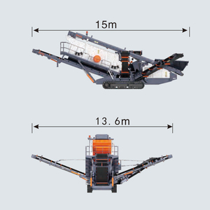 Theo dõi gắn khai thác đá sàng lọc máy tự động Crawler screener Máy Nghiền đá tự prelled trạm màn hình di động - Product Image 3